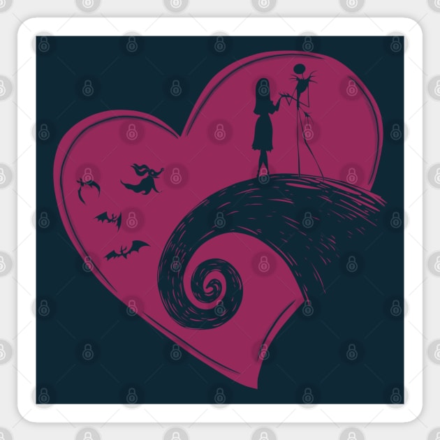 Nightmare heart Sticker by Nykos